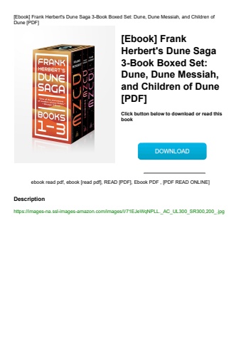 [ebook] frank herbert's dune saga 3-book boxed set dune  dune messiah  and children of dune [pdf]