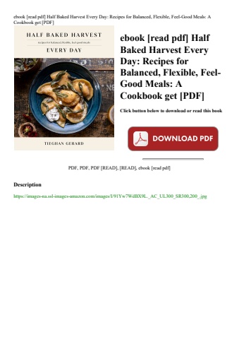 ebook [read pdf] half baked harvest every day recipes for balanced  flexible  feel-good meals a cook
