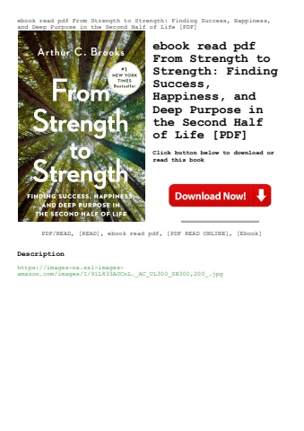 ebook read pdf from strength to strength finding success  happiness  and deep purpose in the second