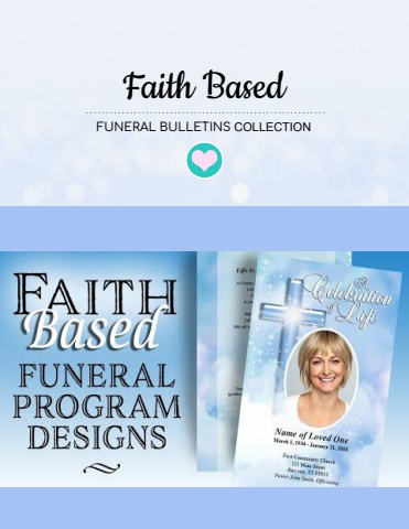 Faith Based Religious - Funeral Bulletins Catalog