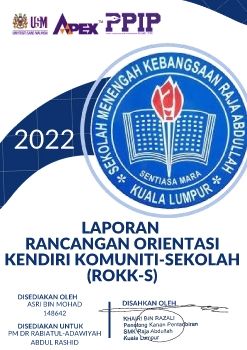 LAPORAN ROKKS FRONT COVER