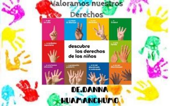 VALORAMOS NUESTROS DERECHOS-AUTOR DANNA HUAMANCHUMO