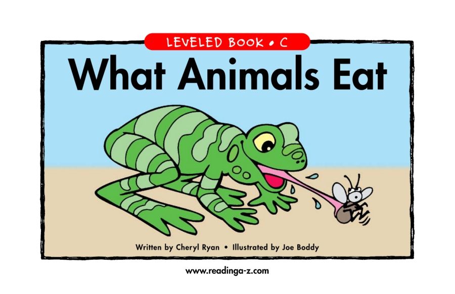 What animals eat