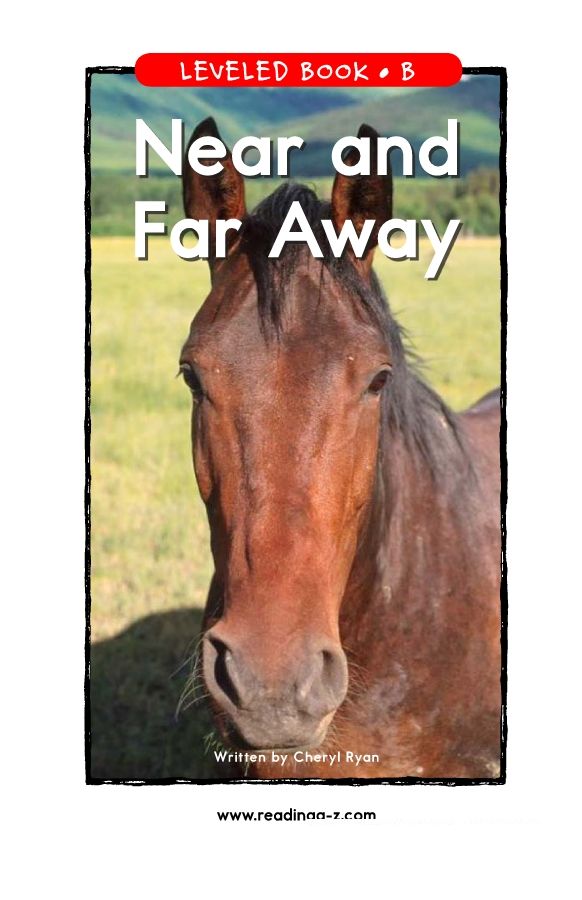 CEC_LEVELED BOOK B_NEARANDFARAWAY