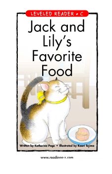 CEC_lEVELED BOOK C_Jack and Lily's favorite food