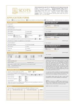 SCOTS student application form_Neat