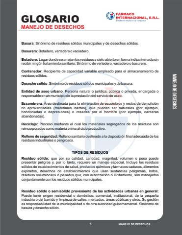 13-Glosario Manejo Desechos