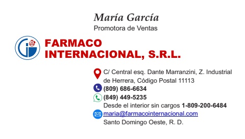Tarjetas Personales María García