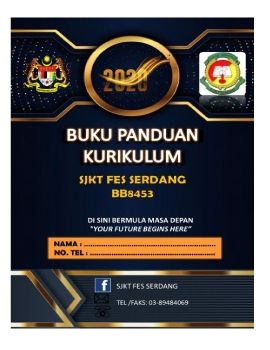 SJKT FES SERDANG BUKU PENGURUSAN KURIKULUM  2020 