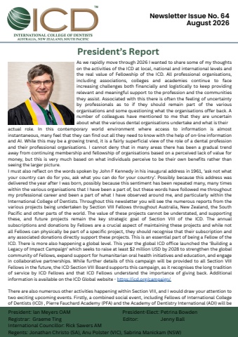 ICD Newsletter August 2026
