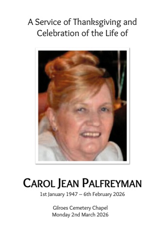 Palfreyman Carol