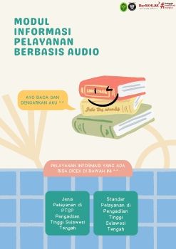 Modul Informasi Pelayanan berbasis Audio pada Pengadilan Tinggi Sulawesi Tengah