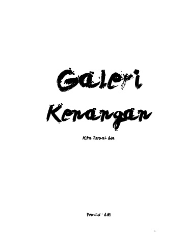 novel galeri kenangan