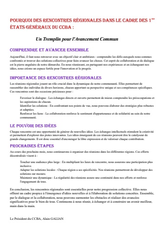 Newsletter janvier 2025