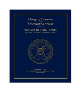 COMNECC Change of Command