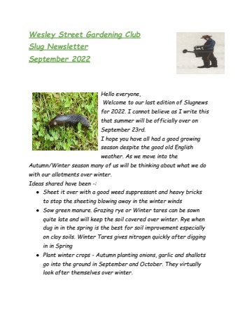 Slug News September 2022