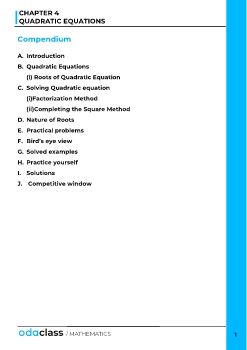 CHAPTER 4 (Quadratic equations)