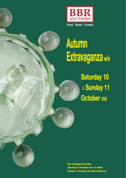 Sat. 10 & Sun 11. Oct BBR Auction catalogue.