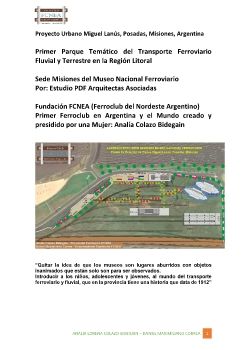 Proyecto Urbano Miguel Lanús - Museo Nacional Ferroviario