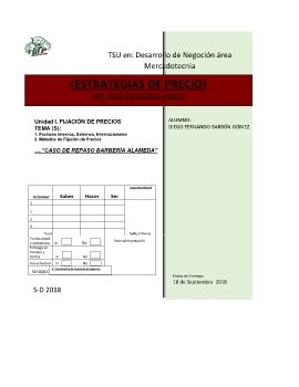 TRABAJO ESTRATEGIAS DE PRECIOS