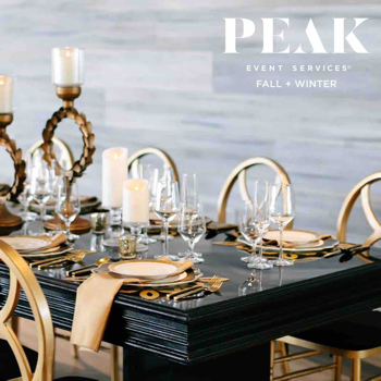 PEAK Event Services Fall-Winter 2019 Look Book