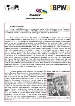 BPW-UK - E-news - Edition 104 - July 2022