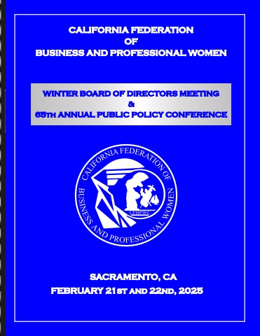 WINTER BOARD and 65TH PUBLIC POLICY CONFERENCE - SACRAMENTO 21-22 FEB