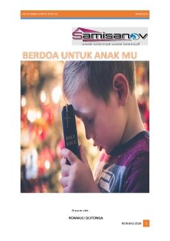 EBOOK BERDOA UNTUK ANAK MU