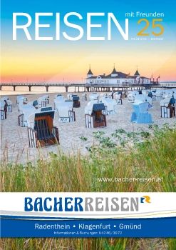 Bacher Reisekatalog Frühling-Sommer 2025