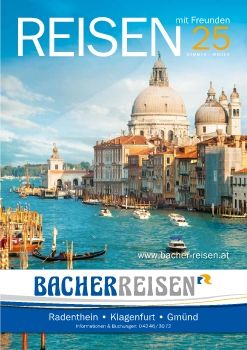 Bacher Reisekatalog Sommer-Herbst-Winter 2025