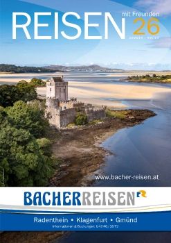 Bacher Reisekatalog Sommer-Herbst-Winter 2026