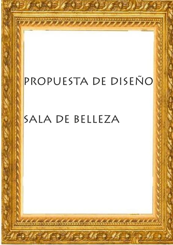 DISEÑO SALA DE BELLEZA FISION