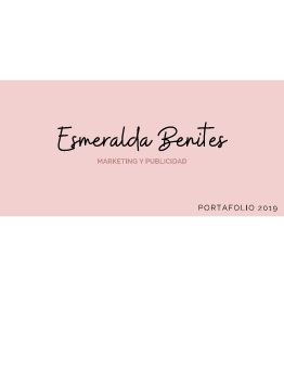 Esmeralda Benites Portafolio