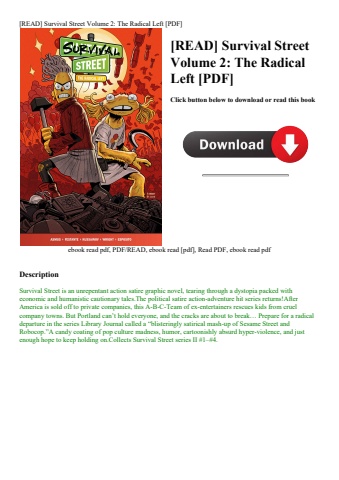 [read] survival street volume 2 the radical left [pdf]