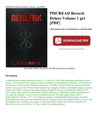 pdfread berserk deluxe volume 1 get [pdf]