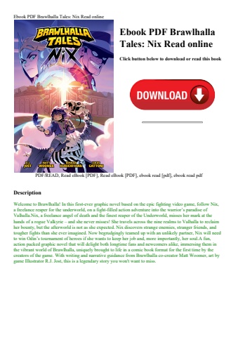ebook pdf  brawlhalla tales nix read online