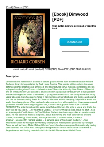 [ebook] dimwood [pdf]