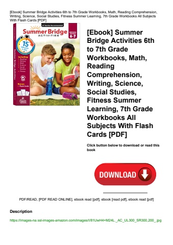 [ebook] summer bridge activities 6th to 7th grade workbooks  math  reading comprehension  writing  s