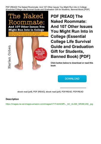 pdf [read] the naked roommate and 107 other issues you might run into in college (essential college