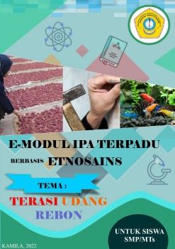 E-modul IPA Terpadu Berbasis Etnosains Menggunakan Flipbook Tema Terasi Udang Rebon