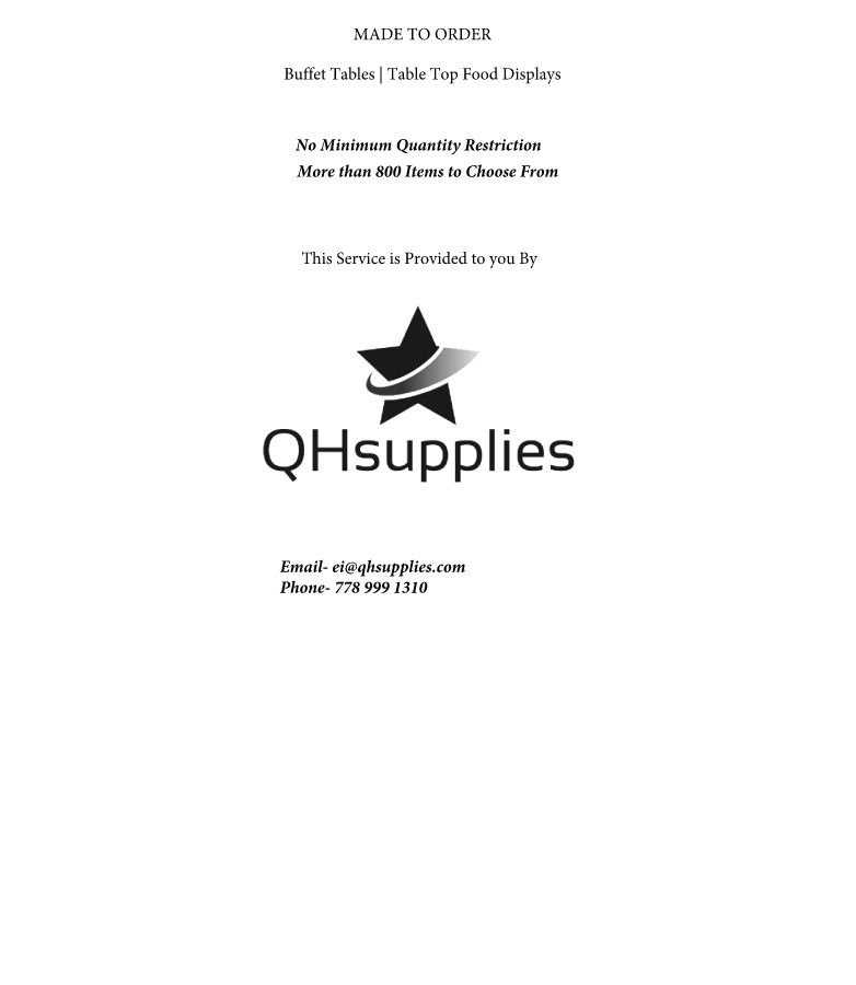 Catering Table Top  Equipment