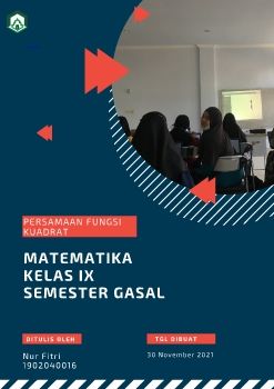 Persamaan fungsi Kuadrat