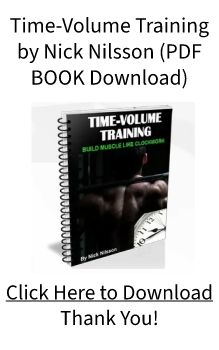 Time-Volume Training BOOK Nick Nilsson PDF FREE Download