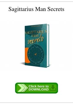 Sagittarius Man Secrets PDF Download Free