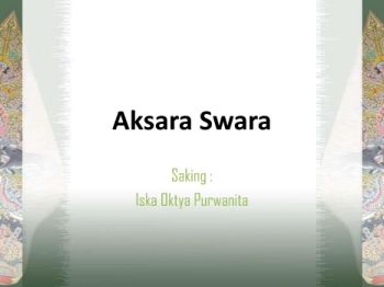 Aksara Swara