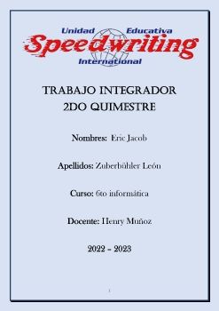 PROYECTO INTEGRADOR ZUBERBUHLER_Neat