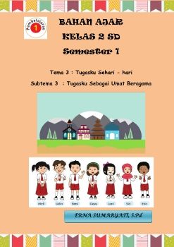 bahan ajar kelas 2 tema 3