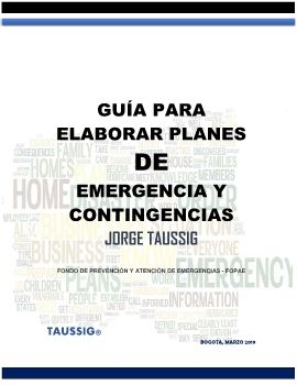 GUIA PARA ELABORAR PLAN DE EMERGENCIA 