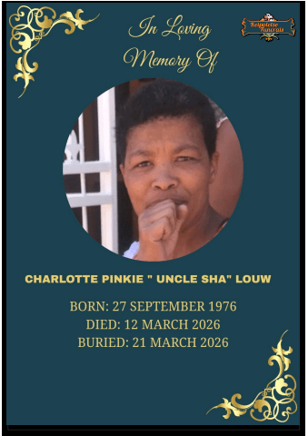 funeral of the late pinkkie louw