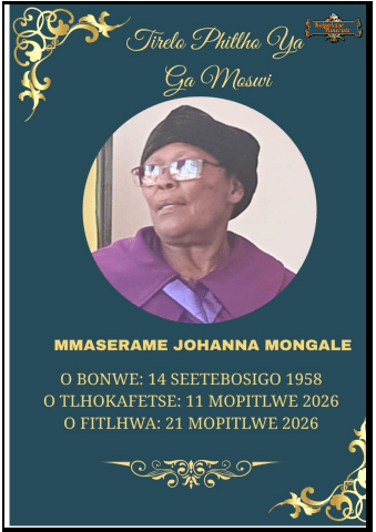 funeral of the later mongale